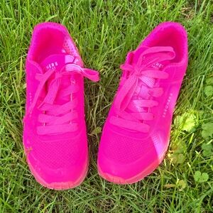 Skechers Neon Pink Athletic Shoes